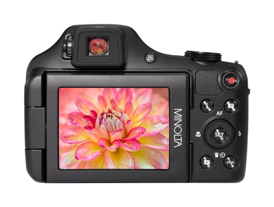 Minolta MN67Z FHD Bridge Camera, 20 MP, 67x Optical Zoom, Wi-Fi
